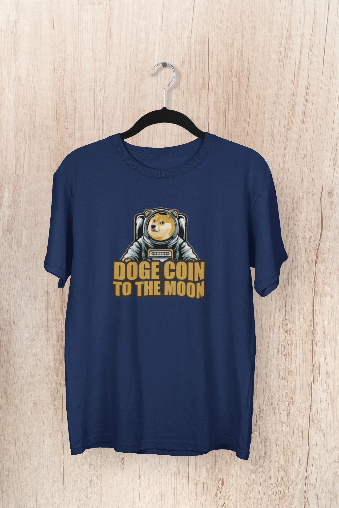 Dogecoin To The Moon Half Sleeve T-shirt