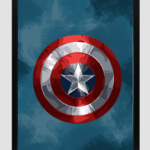 Captain America Shield Poster