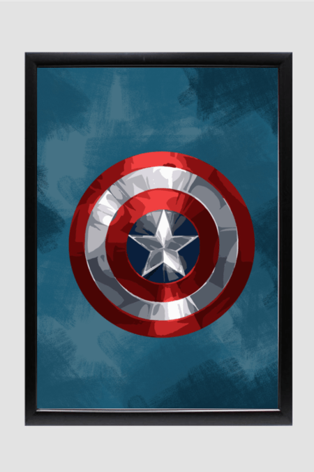 Captain America Shield Poster