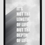 Depth Of Life Poster