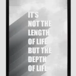 Depth Of Life Poster