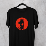 Goku Silhouette Half Sleeve T-shirt