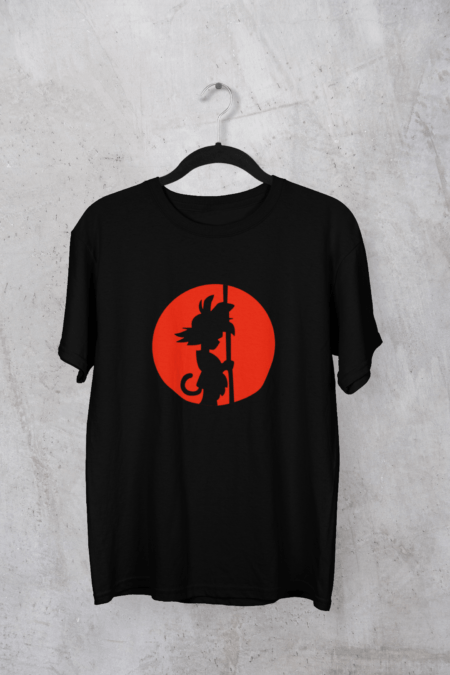 Goku Silhouette Half Sleeve T-shirt