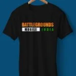 BGMI Half Sleeve T-shirt (Get Free BGMI Badge)
