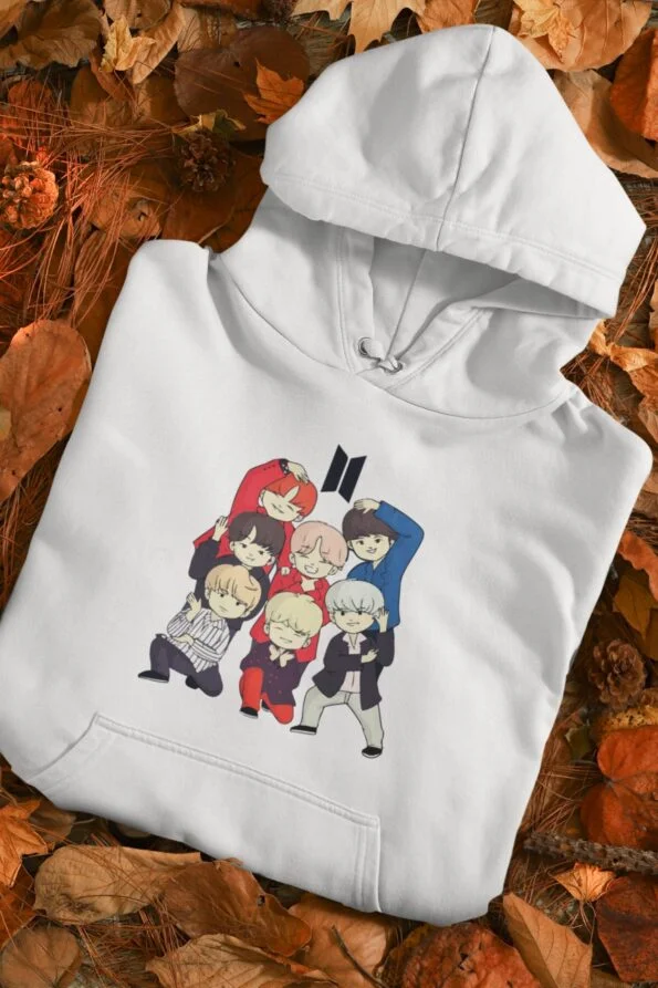 Chibi BTS Boys Unisex Hoodie 3