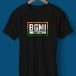 BGMI Krafton Half Sleeve T-shirt (Get Free BGMI Badge)