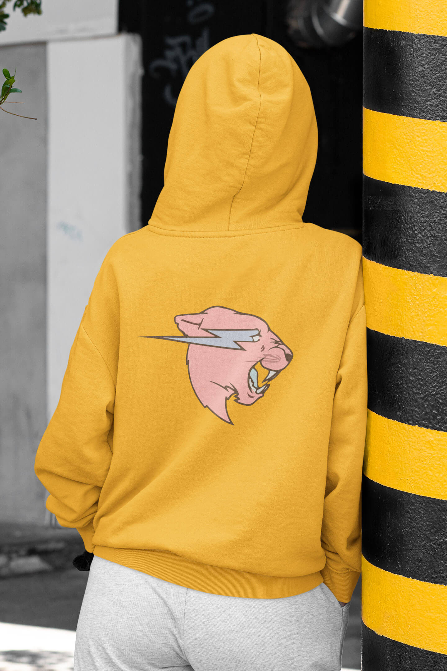 Mr beast hoodie yellow sale