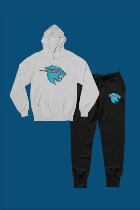 Mr Beast Official Merch Set (Grey)