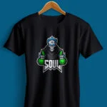 Team Soul ESports BGMI T-shirt (Get Free BGMI Badge)