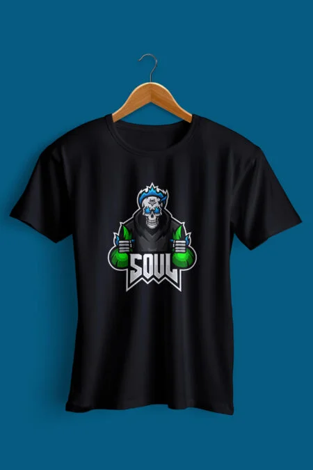 Team Soul ESports BGMI T-shirt (Get Free BGMI Badge)