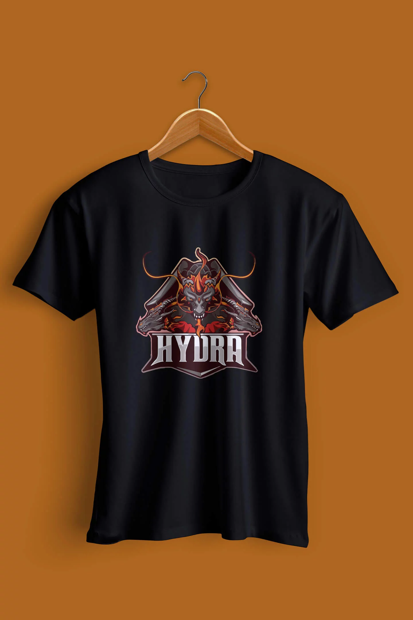 Team Hydra ESports BGMI T-shirt (Get Free BGMI Badge) - Black, XS