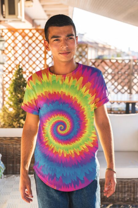 Multicolor Tie Dye Unisex T-shirt