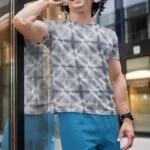 Shibori Grey Tie Dye Unisex T-shirt
