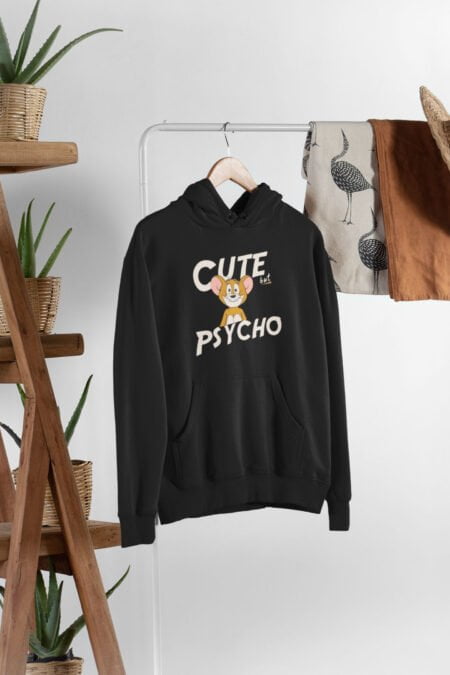Cute But Psycho Unisex Hoodie - Tom and Jerry Official Merch