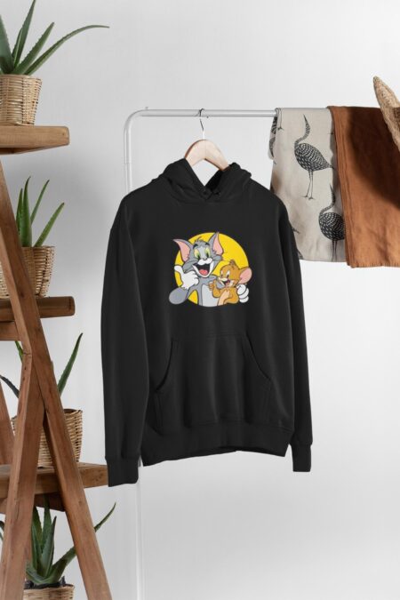 Tom and Jerry Official Unisex Hoodie