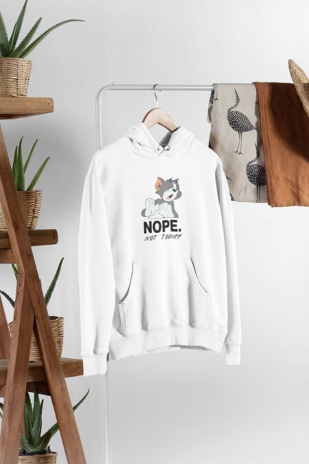 Nope Not Today Unisex Hoodie - Tom and Jerry Official Merch