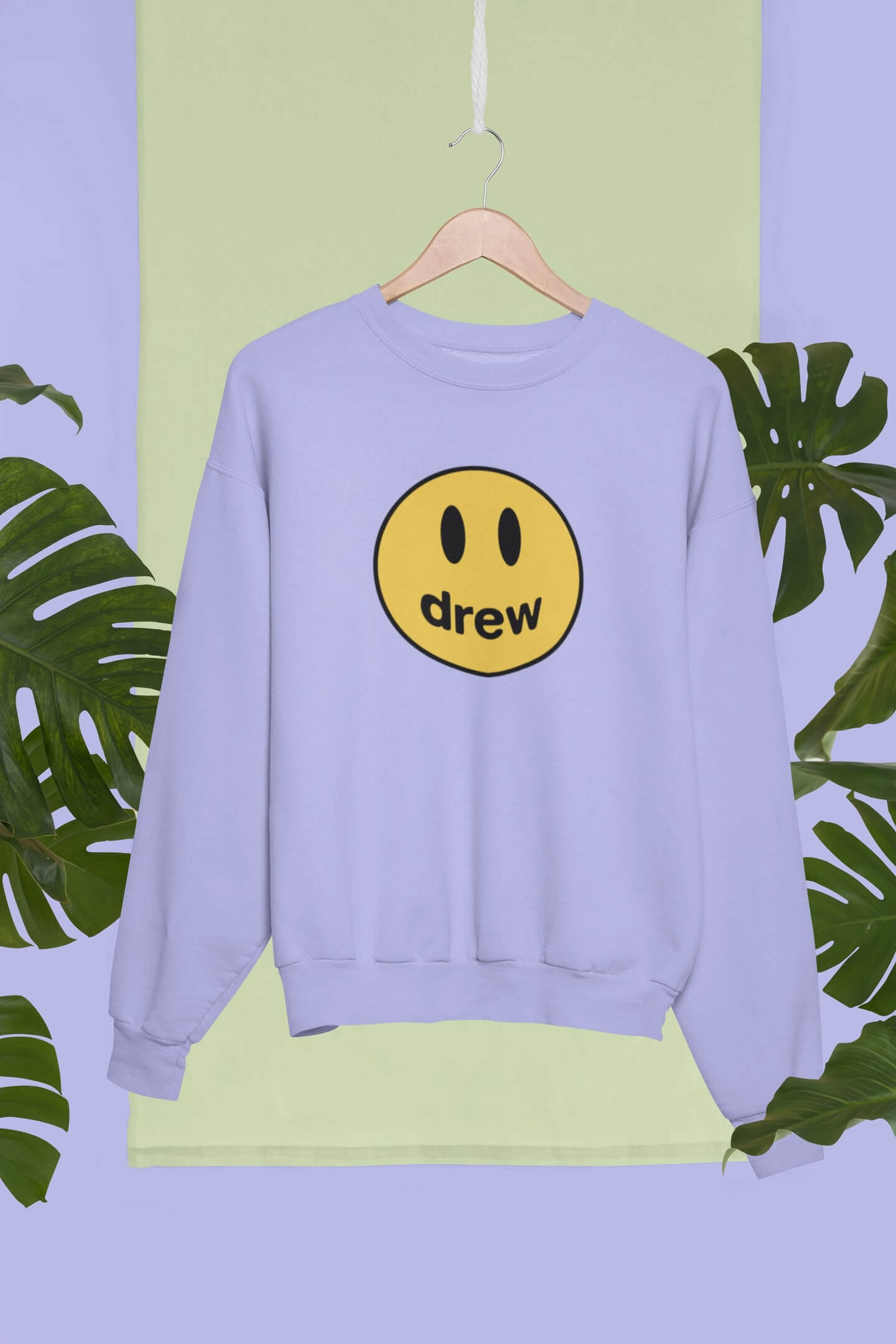 Drew Lavender Unisex Sweatshirt India Shipping COD Available