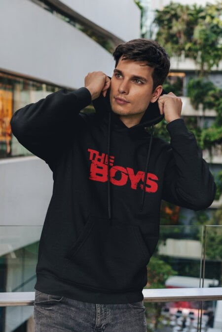 The Boys Black Unisex Hoodie for Men/Women