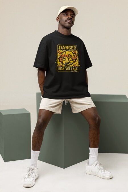 Zenitsu Funny Demon Slayer Unisex Oversized T-shirt