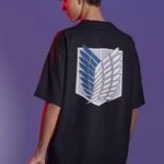 Attack On Titan Logo Unisex Oversized T-shirt