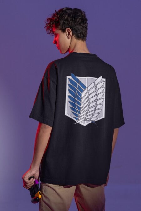 Attack On Titan Logo Unisex Oversized T-shirt