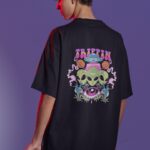 Trippin Alien Unisex Oversized T-shirt