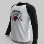 Stranger Things Hellfire Club Raglan T-shirt