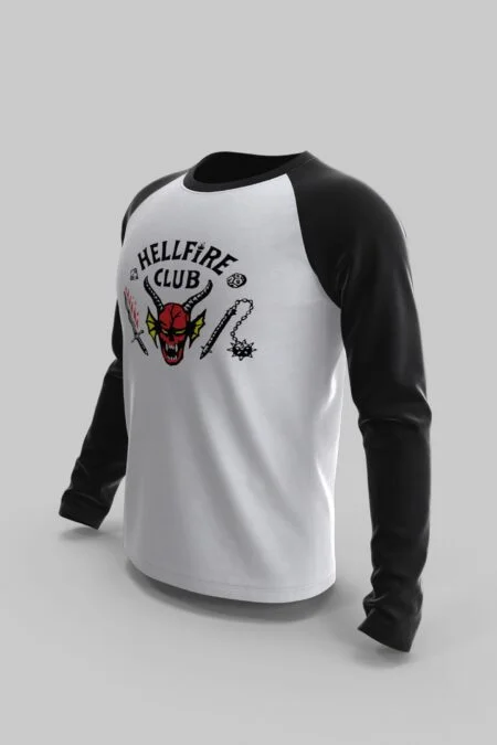 Stranger Things Hellfire Club Raglan T-shirt