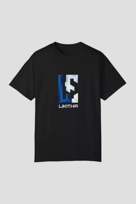 Likitha ESports BGMI T-shirt (Get Free BGMI Badge)