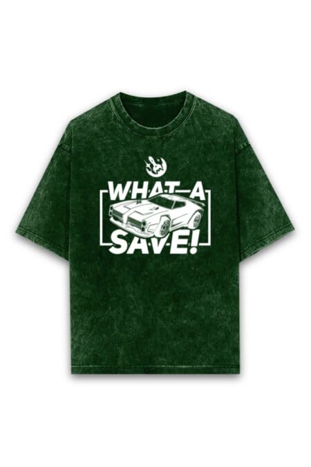 What A Save Dark Rift Acid Wash Oversized T-shirt