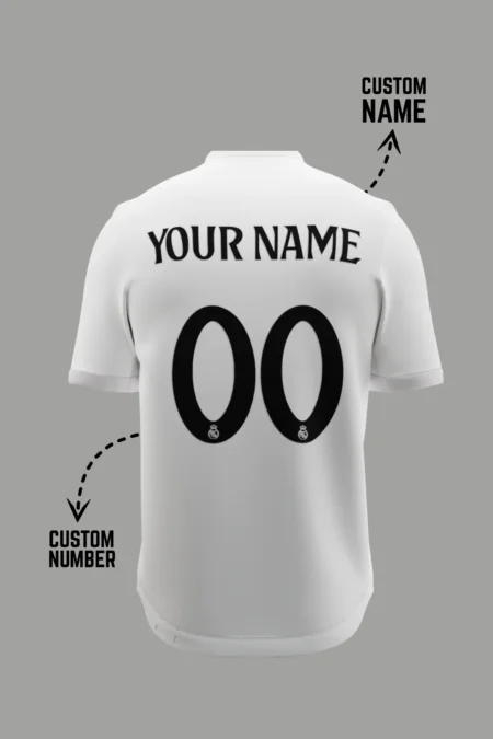 Customized REAL MADRID CF Home Authentic Jersey