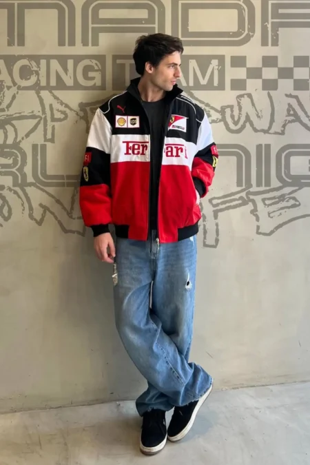 Ferrari F1 Jacket India – Printed Motorsport Streetwear