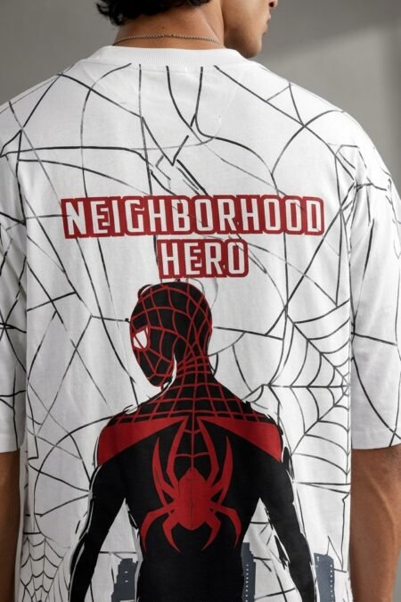 240 GSM oversized streetwear T-shirt close-up