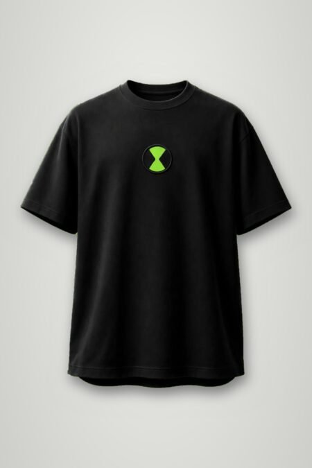 Ben 10 Omnitrix Embroidered Oversized T-Shirt