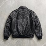 spiderman-black-heavy-padded-jacket-front