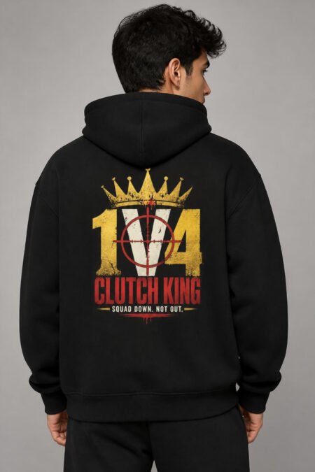 1v4 Clutch King Oversized Hoodie