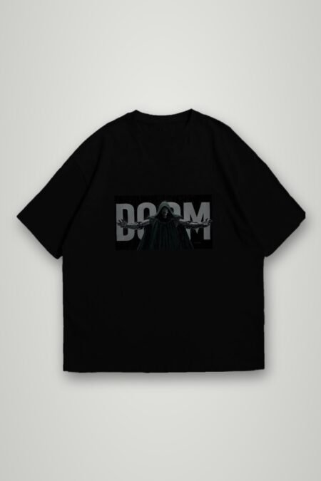 Doctor Doom Oversized T-Shirt – Black Back Print Graphic Tee